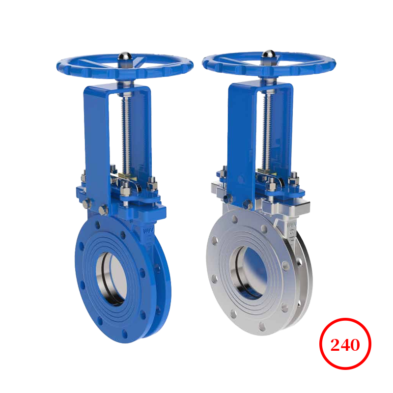 明桿單向密封手動刀閘閥 Unidirectional Knife Gate Valve PZ43X/H-10C/P/R